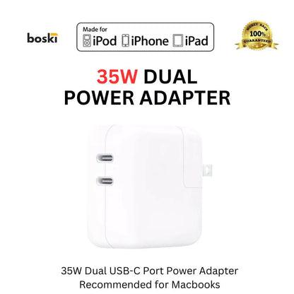 35W Dual USB-C Port (For Macbooks) Boski Stores