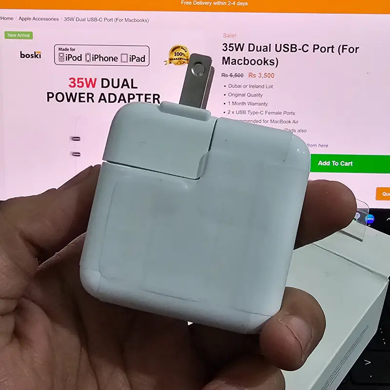 35W Dual USB-C Port (For Macbooks) Boski Stores