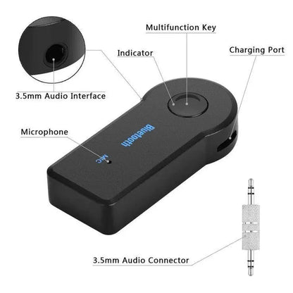 Car Bluetooth AUX Receiver Adapter Boski Stores