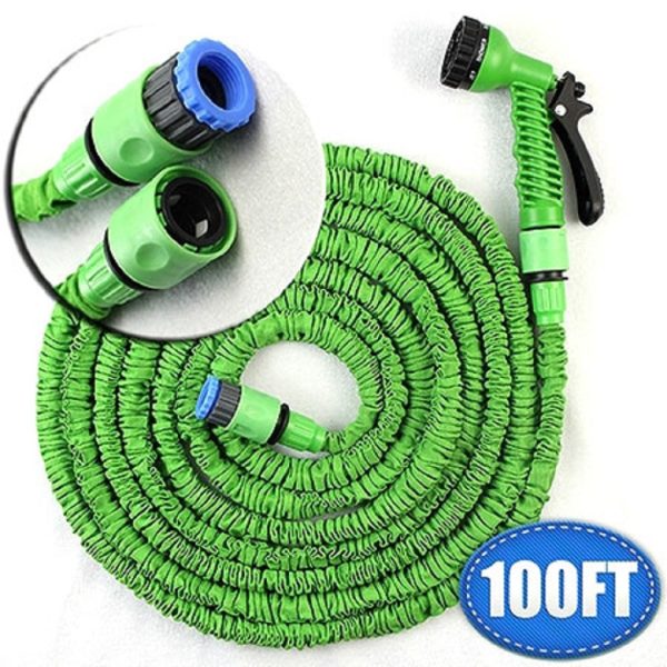Magic Hose Pipe 100 Ft - Flexible Garden Hose