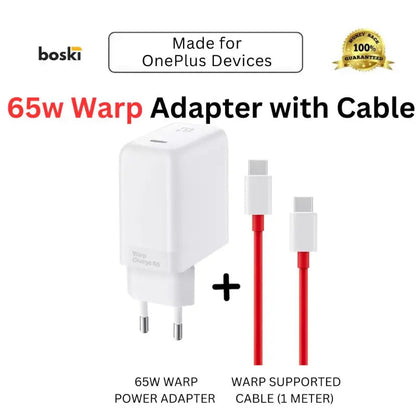 Pack of 2: 65w Warp Adapter with Supported Cable Boski Stores