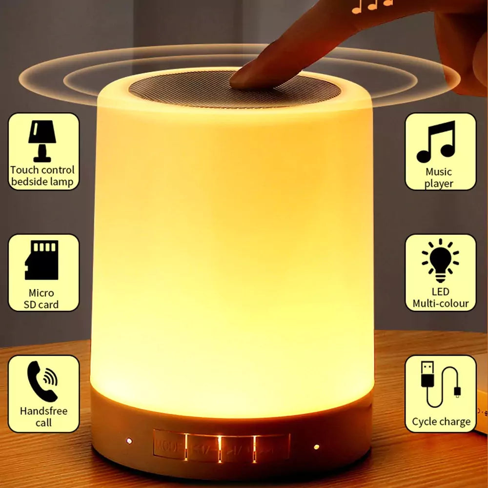 Portable Wireless Touch Lamp Speaker Boski Stores