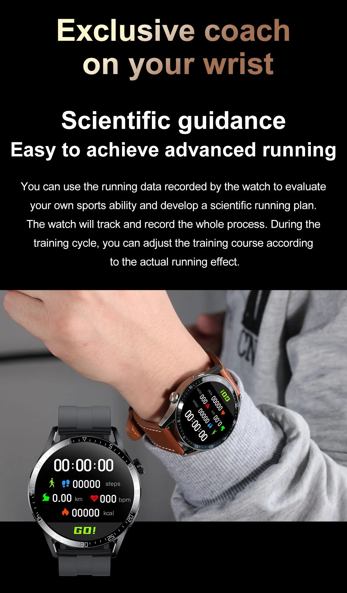 Kalobee SK37 Smart Watch - 3 Straps