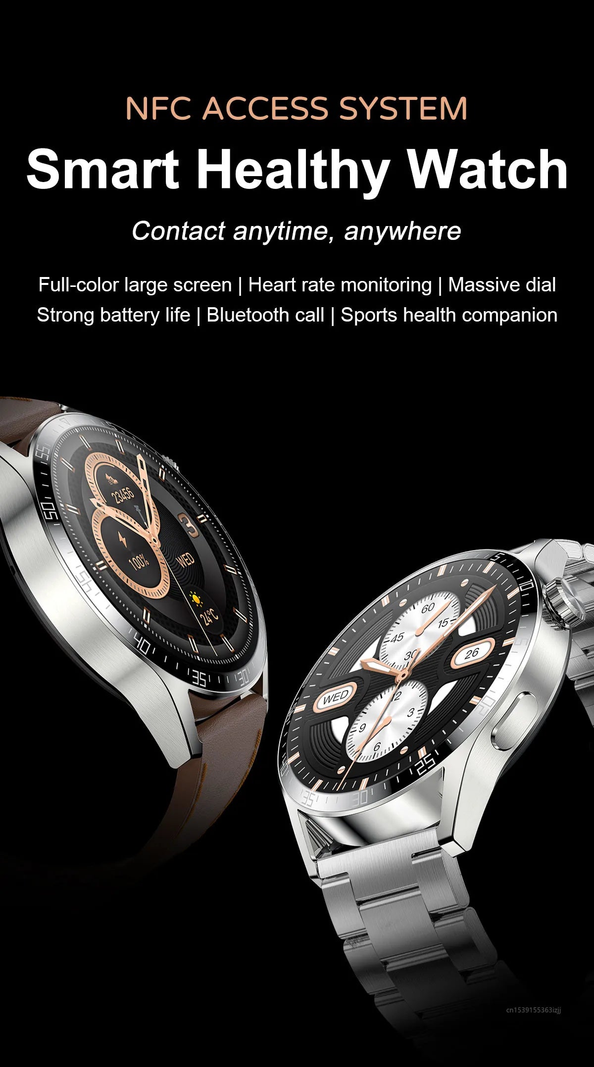 Kalobee SK37 Smart Watch - 3 Straps