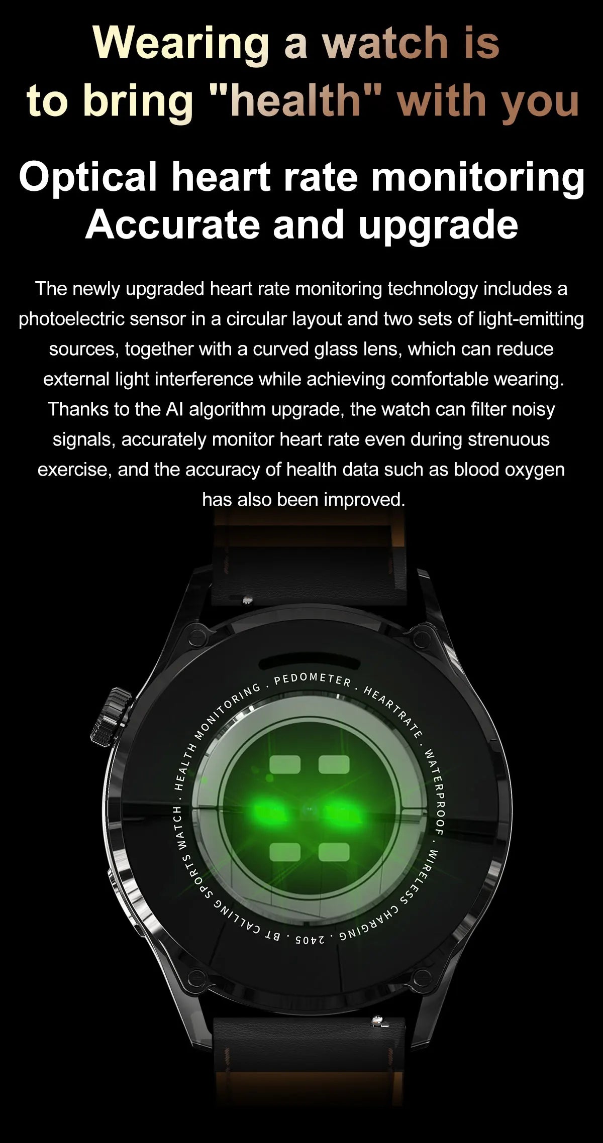 Kalobee SK37 Smart Watch - 3 Straps