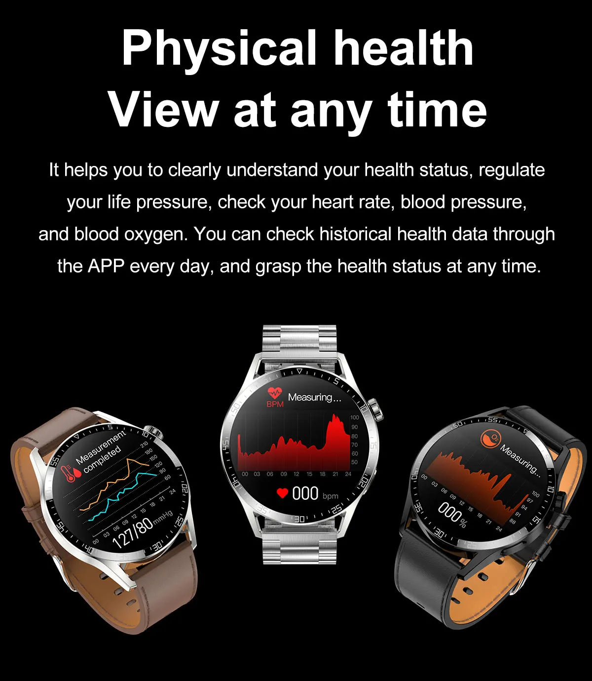 Kalobee SK37 Smart Watch - 3 Straps