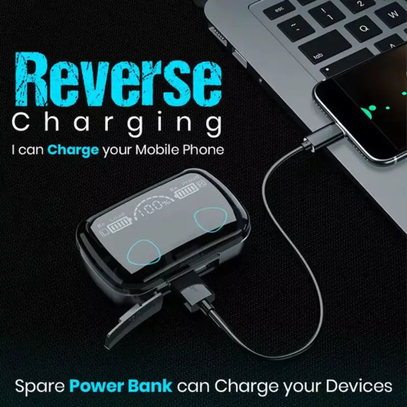 Series M Earbuds with Powerbank Boski Stores