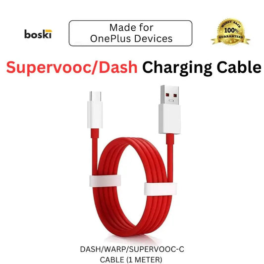 Supervooc/Warp Charging Cable 1m Boski Stores