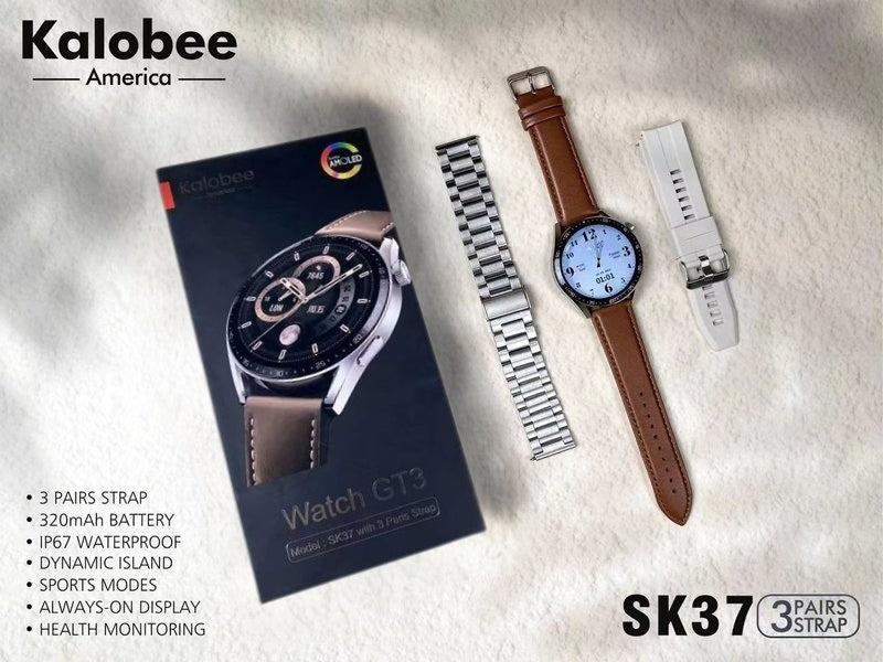 Kalobee SK37 Smart Watch - 3 Straps