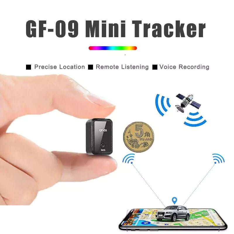 Mini Magnetic GPS Tracker Real Time Tracking Car Locator Device 2G GSM GPRS GF09 - Foto 10