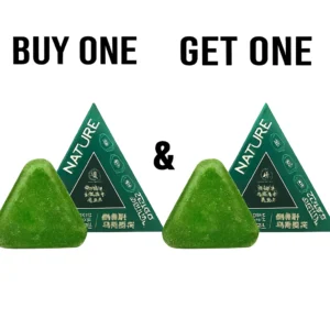 Nature Seven™ Green Shampoo Bar – Plant-Based & Nourishing BUY 1 GET 1
