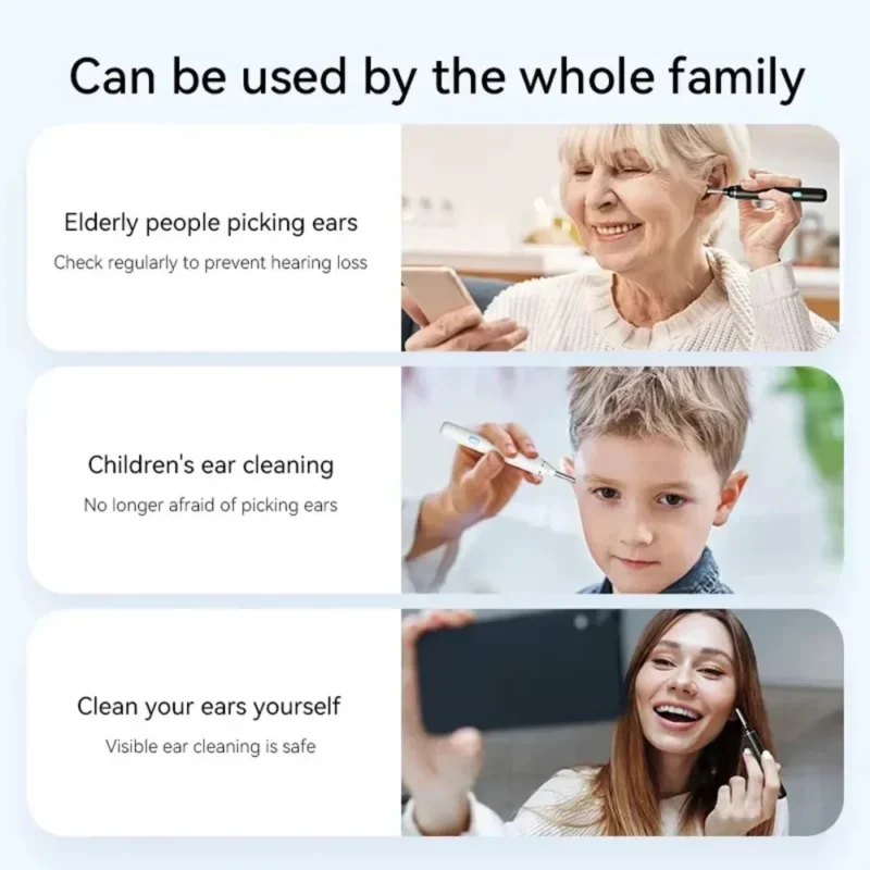 Smart Wireless Ear Cleaner with 1080P HD Camera | Fast Delivery